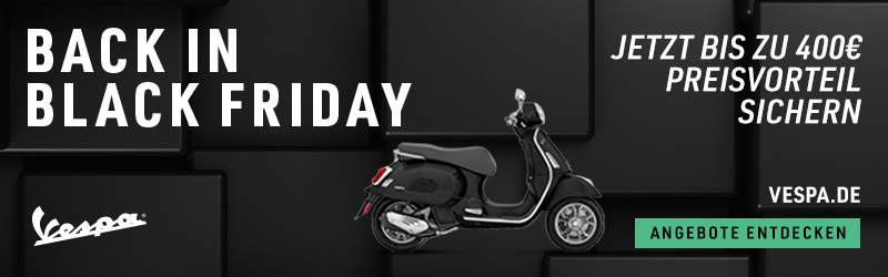 Vespa Back in Black Friday